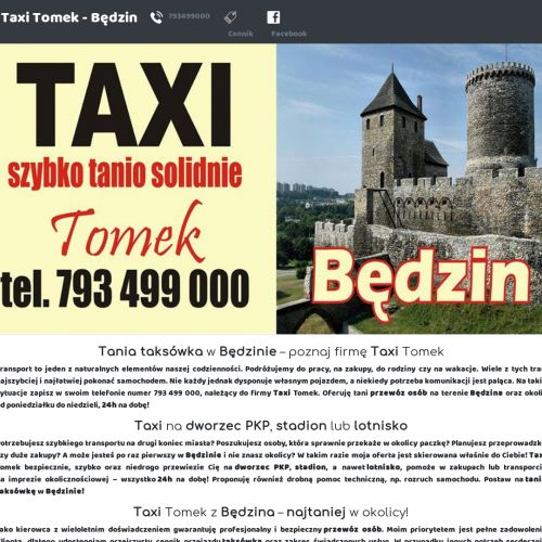 Taxi bedzin najtaniej