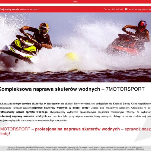 Serwis skuterów wodnych yamaha w Łodzi