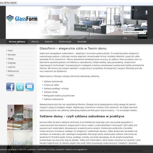 Zabudowa całoszklana - Częstochowa