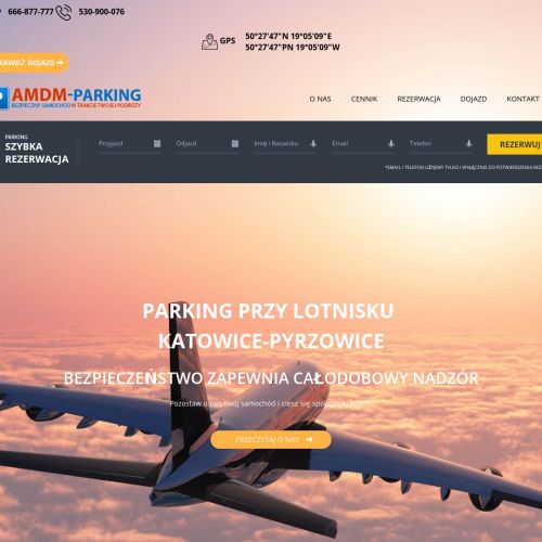 Parking w pyrzowicach - Katowice