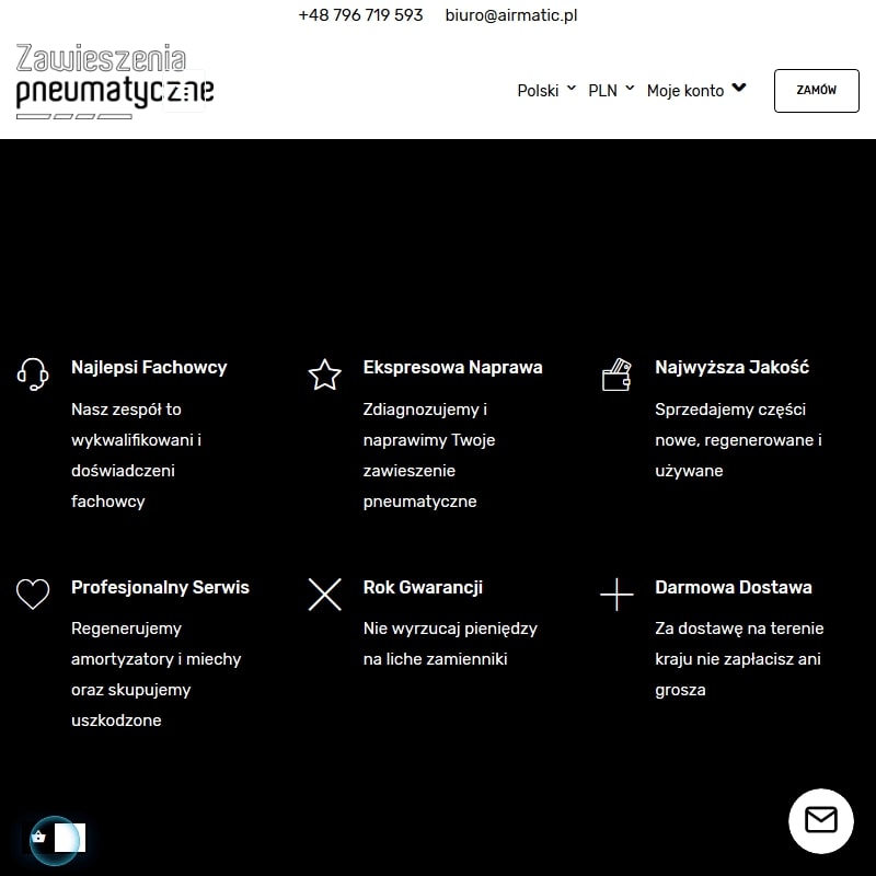 Zawieszenie pneumatyczne mercedes e klasa w Poznaniu