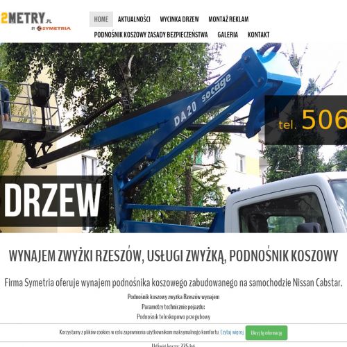 Wynajem podnośnika koszowego Rzeszów