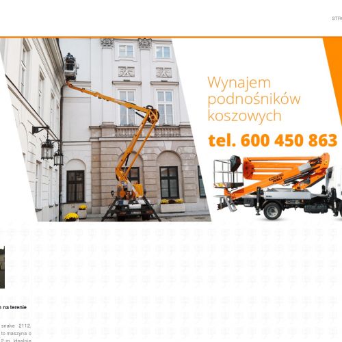 Podnośniki koszowe - Grodzisk Mazowiecki