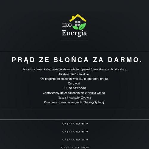 Krosno Odrzańskie - panele słoneczne montaż