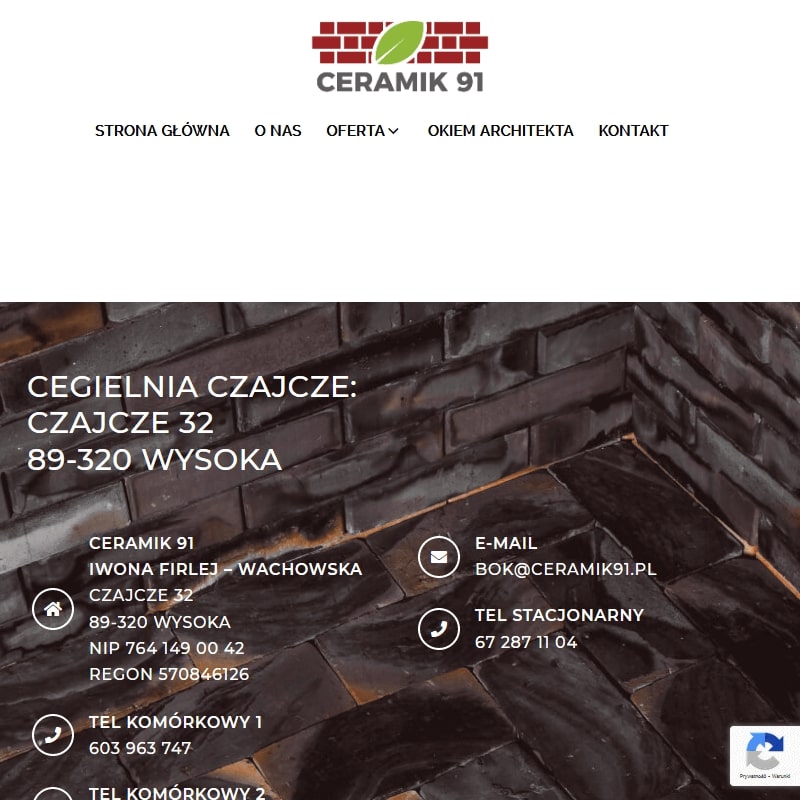 Czerwona cegła dekoracyjna w Bydgoszczy