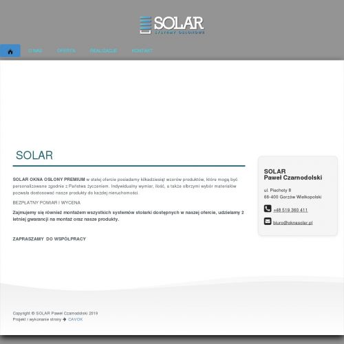 Świebodzin - rolety zewnętrzne naokienne