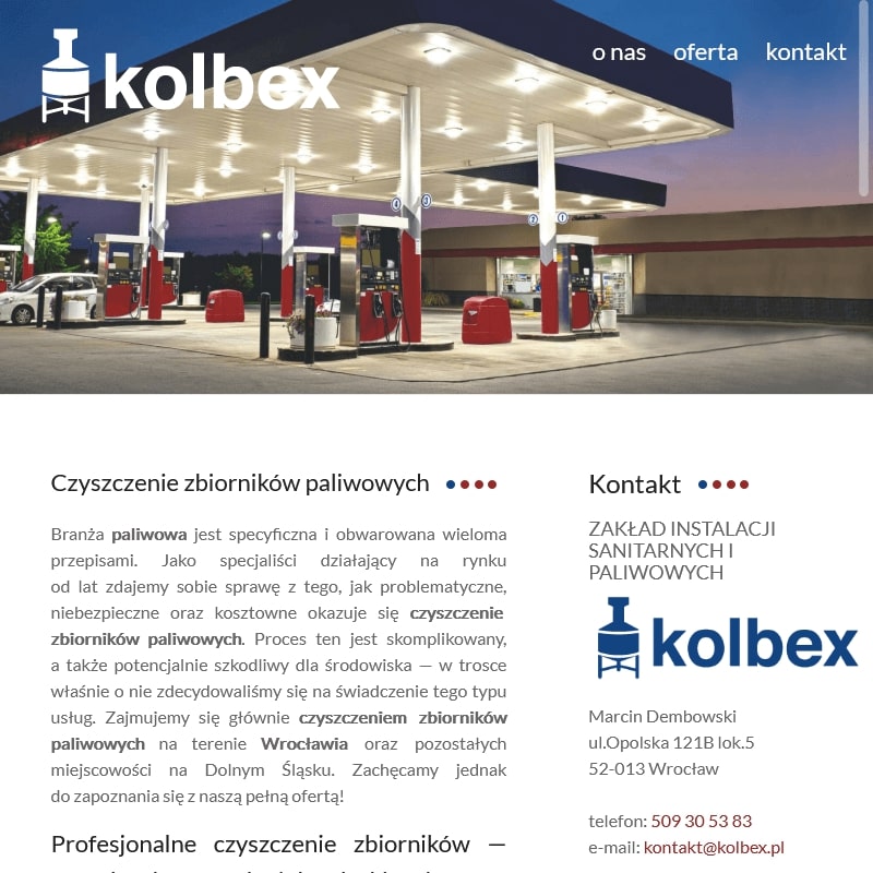 Czyszczenie zbiorników olejowych