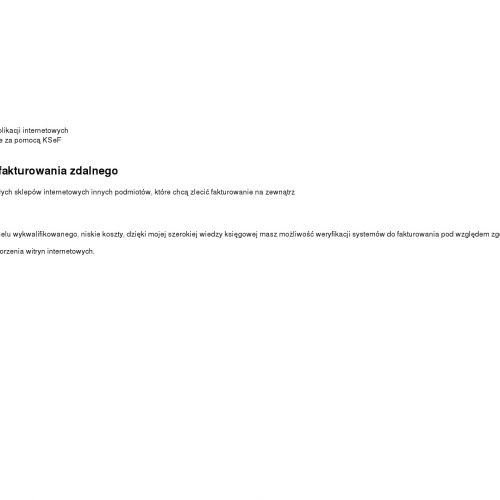 Praca księgowa - Bochnia