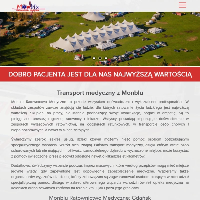 Transport chorego z zagranicy