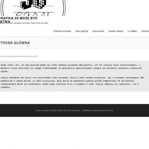 Grafika komputerowa 3d