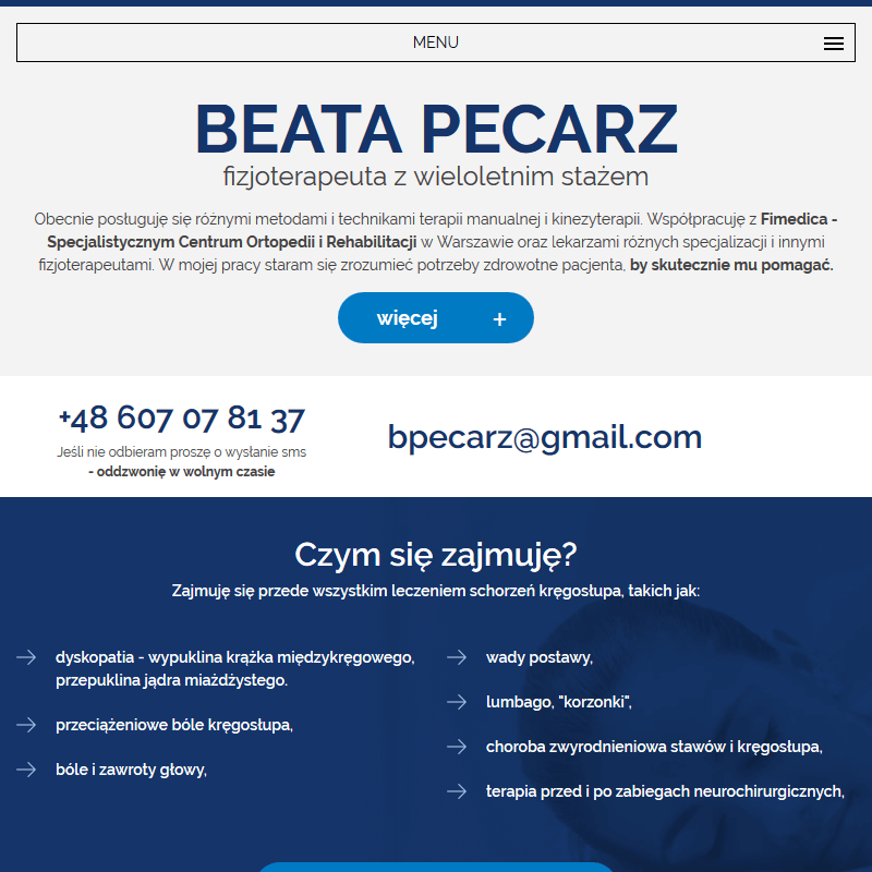 Dobry fizjoterapeuta Warszawa