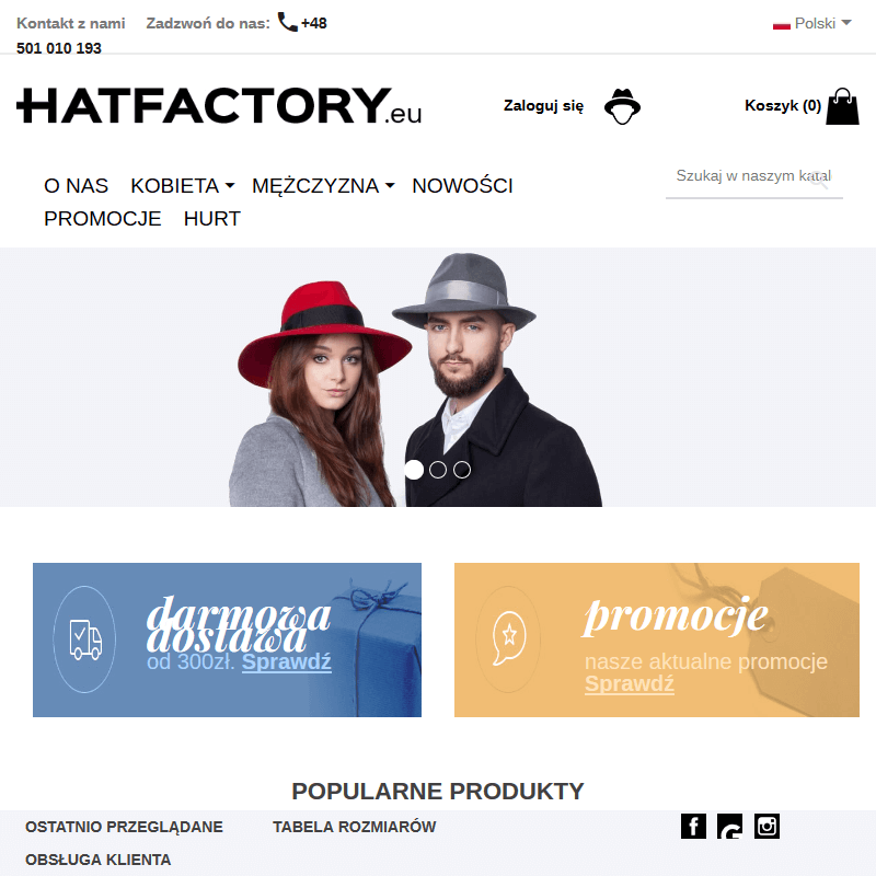 Warszawa - kapelusz homburg