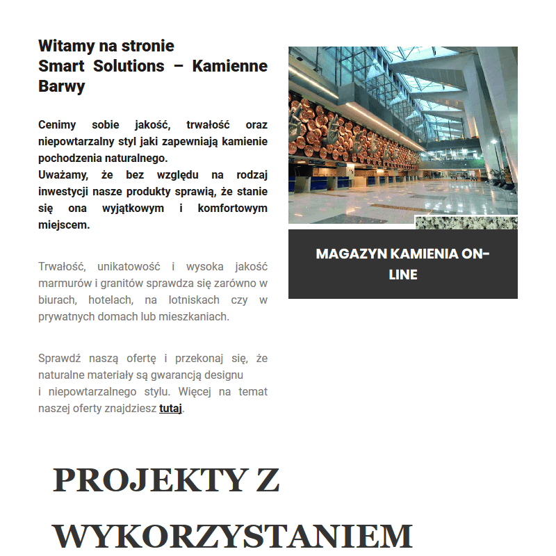 Warszawa - hurtownia kamienia mazowieckie