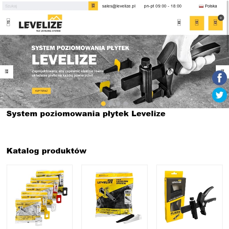 System poziomowania płytek 1 mm