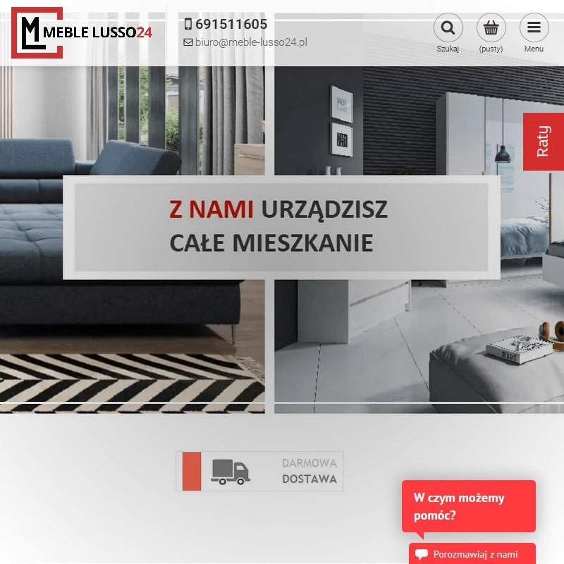 Łóżko kontynentalne z pojemnikiem w Namysłów