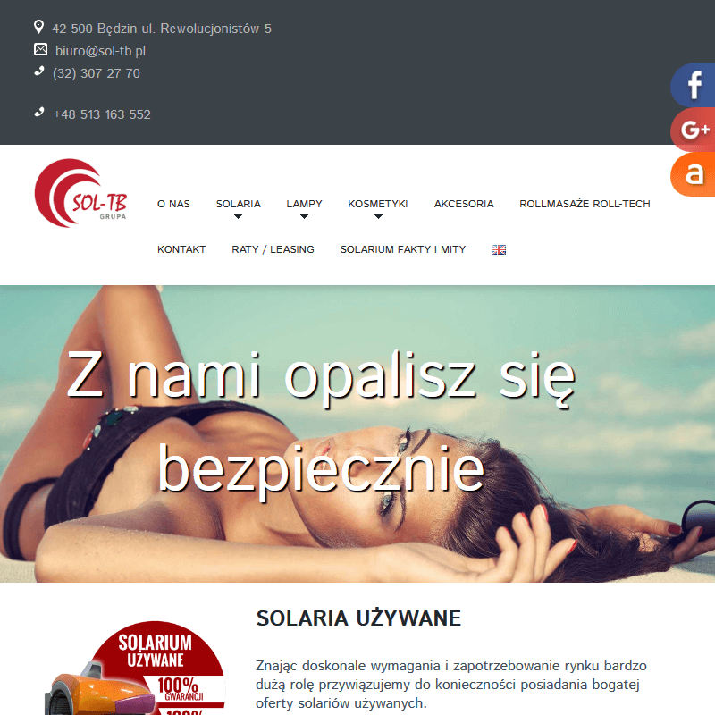 Używane solarium w Katowicach