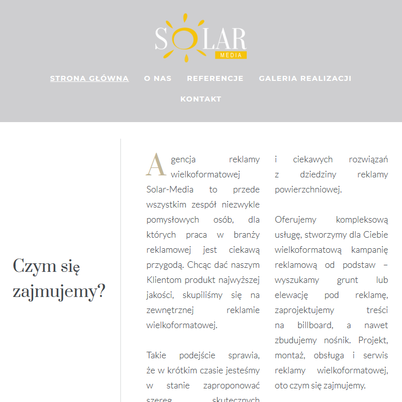 Billboard reklamowy firma montażowa