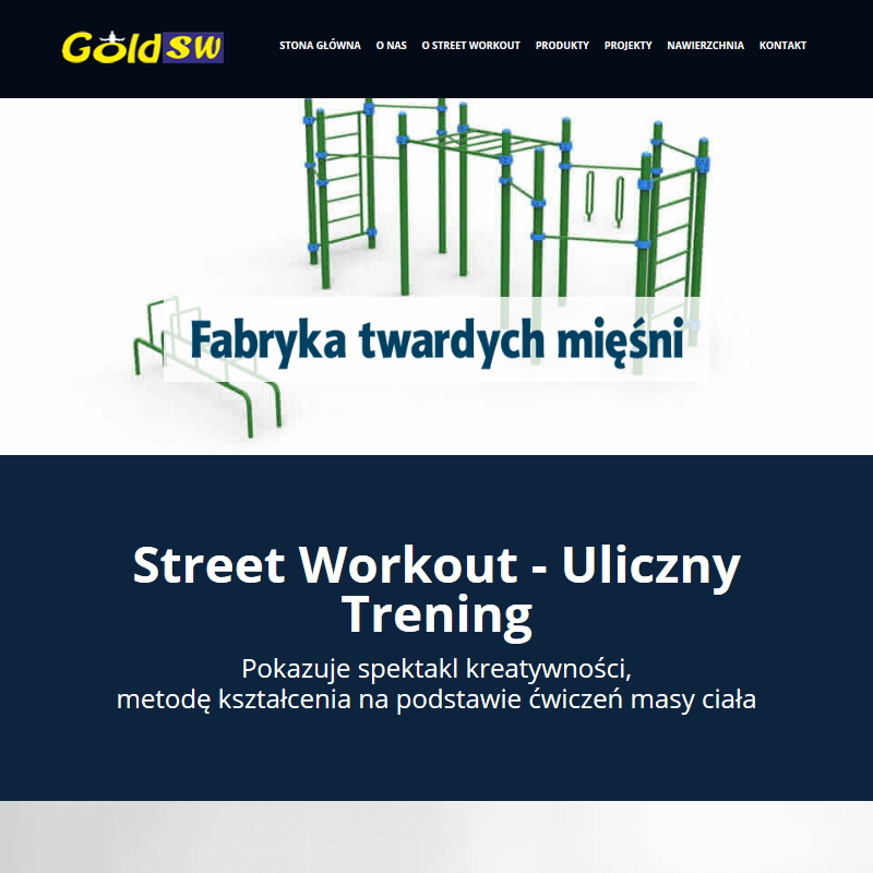 Street workout sprzęt sprawnościowy